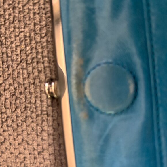 HOBO International Lauren Clutch Leather Wallet - Turquoise - Picture 8 of 9